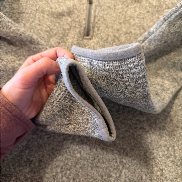 Patagonia Women’s Better Sweater Grey 1/4 zip Size M - Picture 2 of 5